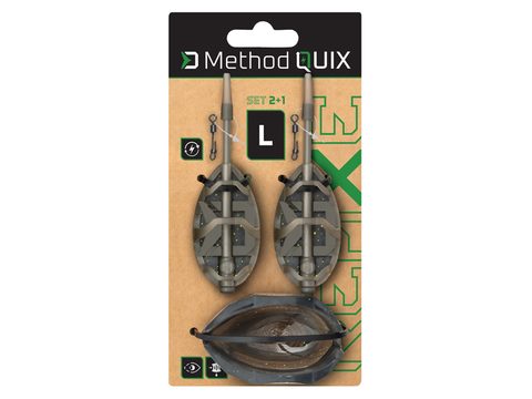 Delphin Sada krmítok s formičkou Method QUIX Reaxe 2+1 L