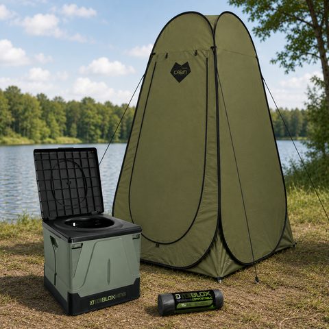 Delphin Set Toaleta ToiBlox King + stan Cabin + sáčky ToiBlox