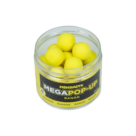 Mikbaits Plávajúce boilies Mega fluo pop-up 300ml