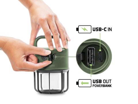 Delphin Kempingová lampa Multix