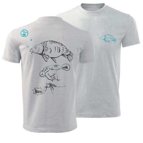Giants fishing Tričko dětské šedé Kapřík