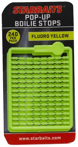 Starbaits Zarážky Bait Stopper Pop UP Fluo 240ks