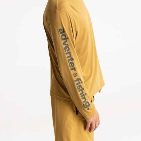 Adventer & fishing Funkční hoodie UV tričko Sand