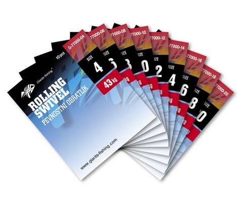 Giants Fishing Pevnostný obratlík Rolling Swivel 10ks