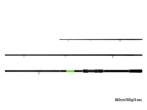 Delphin Prút Wasabi Feeder NXT 360cm 100g