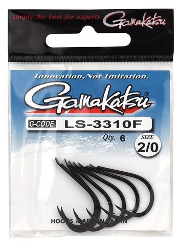 Gamakatsu Háčky LS-3310F New Label Hooks Black