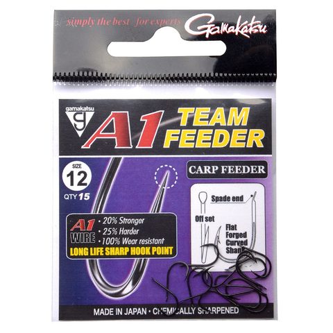 Gamakatsu Háčky A1 Team Feeder Carp Feeder Hooks 15ks