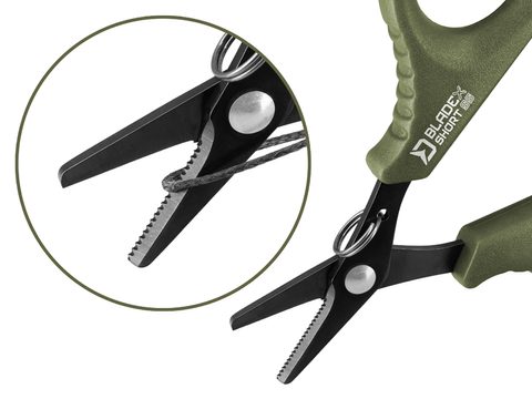 Delphin Nůžky s vroubky BladeX Short SS 9,5cm