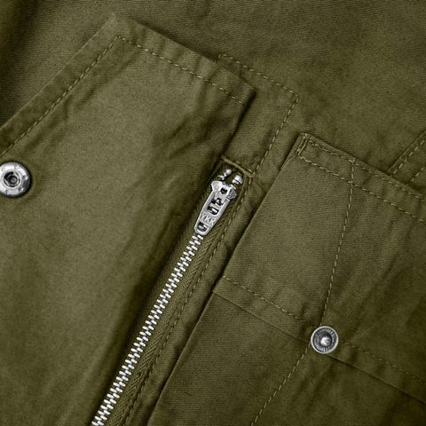 KUMU Lehké kalhoty Utility Cargos Khaki