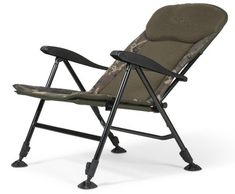 Nash Křeslo Bank Life Reclining Chair Camo