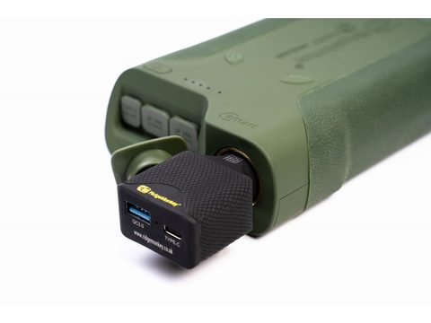 RidgeMonkey Powerbanka Vault C-Smart Wireless 77850mAh Green