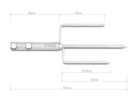 Delphin Nerezový zapichovací držák deštníku Trib