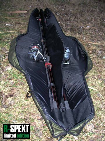 R-Spekt Double 9´ polstrované khaki puzdro na 2 prúty
