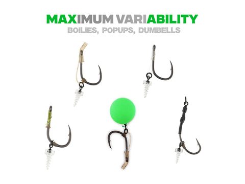 Zfish Vrtáček s obratlíkem a kroužkem 10ks