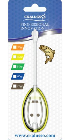 Cralusso Krmítko Big Rocket Method Košík 30g + formička Khaki 1+1