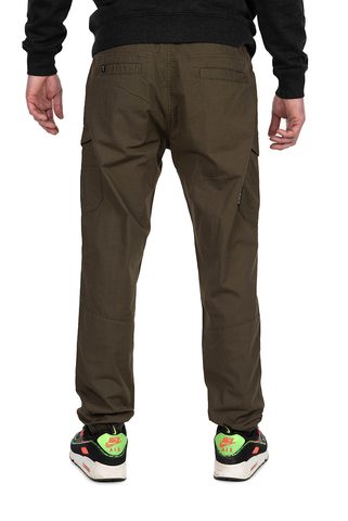 Fox Nohavice Collection LW Cargo Trousers Zelené & Čierne
