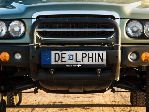 Delphin 3D držiak ŠPZ Angler on Board 2ks