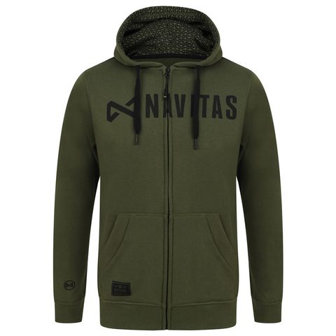 Navitas Mikina Core Zip Hoody Green