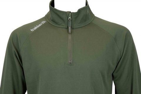 Trakker Tričko s dlhým rukávom Half Zip Top s UV ochranou proti slnku