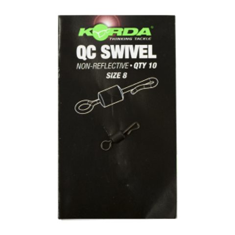 Korda Obratlíky Quick Change Swivel veľ.8 10ks