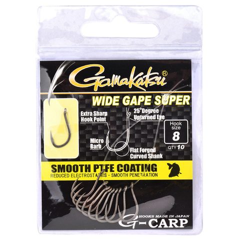 Gamakatsu Háčky Wide Gape Super Hooks 10ks