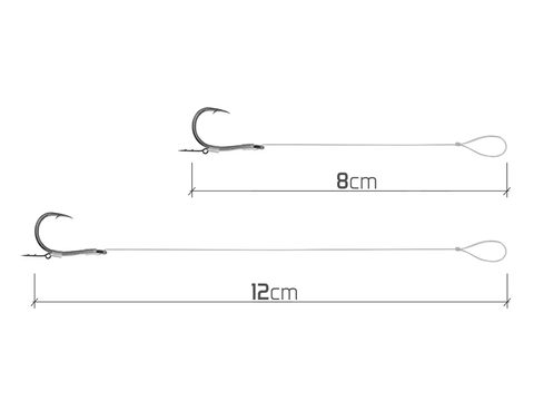 Delphin Feederový návazec Fluoro Sting - Chinu 10ks