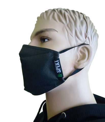 R-Spekt Obličejová filtrační ochranná rouška black