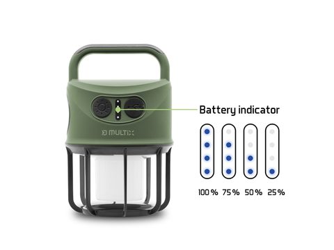 Delphin Kempingová lampa Multix