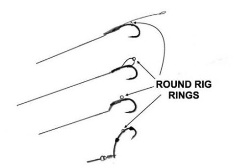 Extra Carp Kroužky Round Rig Rings 3,1mm 20ks