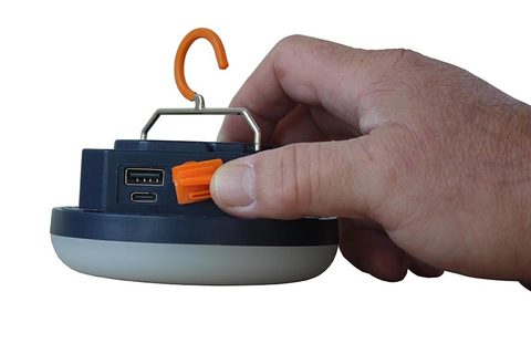 Suretti Kempingová lampa s powerbankou