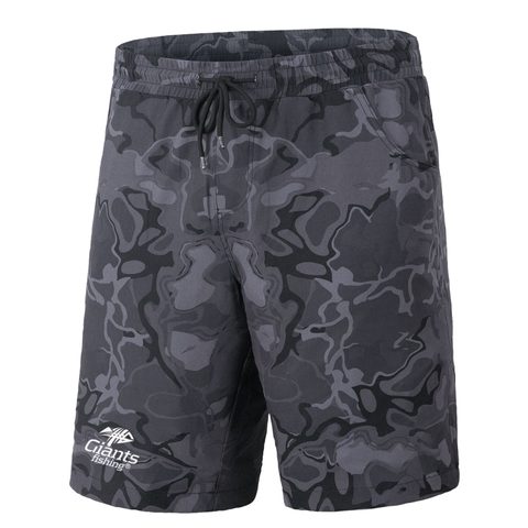 Giants Fishing Kraťasy Shorts Quick Dry UV50+ Camo Grey