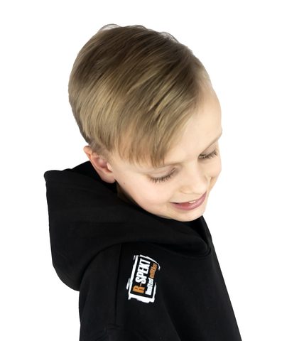 R-Spekt Dětská mikina s kapucí Fishing Edition black