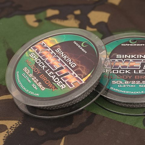 Gardner Splietaná šnúra Kinetic Shock Leader 0,37mm 50lb 50m