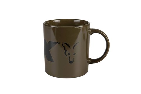 Fox Keramický hrníček s logem Green and Black Logo Ceramic Mug