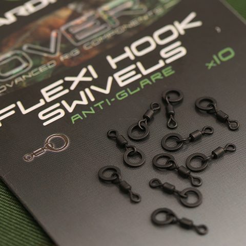 Gardner Obratlíky Covert Flexi Hook Swivels vel.20 10ks