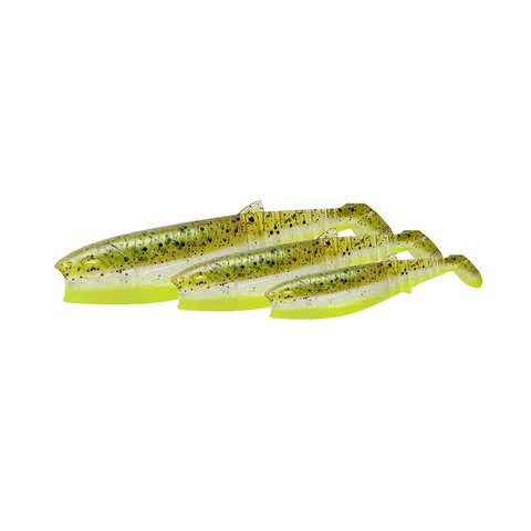 Savage Gear Gumová Nástraha Cannibal Shad Green Pearl Yellow