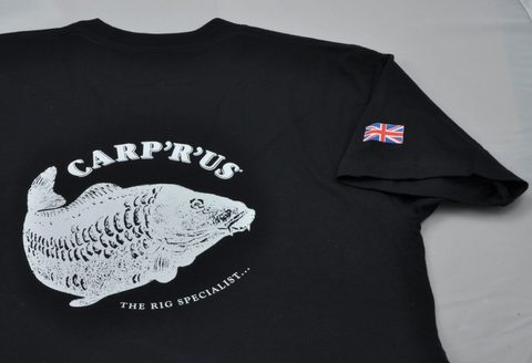 Carp ´R´ Us Triko logo Mouthsnagger černé