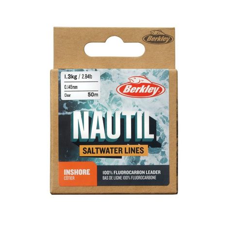 Berkley Fluorokarbón Nautil Inshore Fluorokarbón Číry 50m
