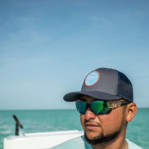 Grundéns Kšiltovky Hook Trucker FP Ombre Blue/Navy O/S