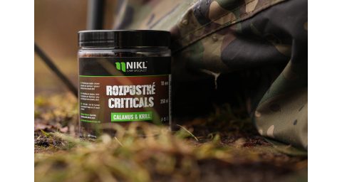 Nikl Rozpustné Criticals boilie Calanus & Krill 250ml