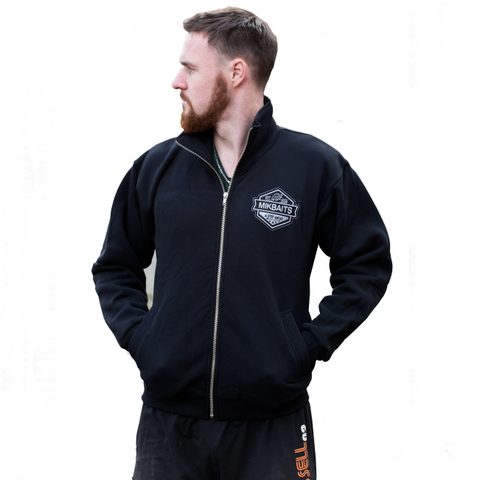 Mikbaits Mikina fans team so zipsom čierna