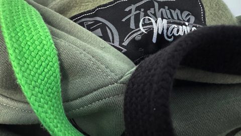 Hotspot Design Mikina Fishing Mania zelená