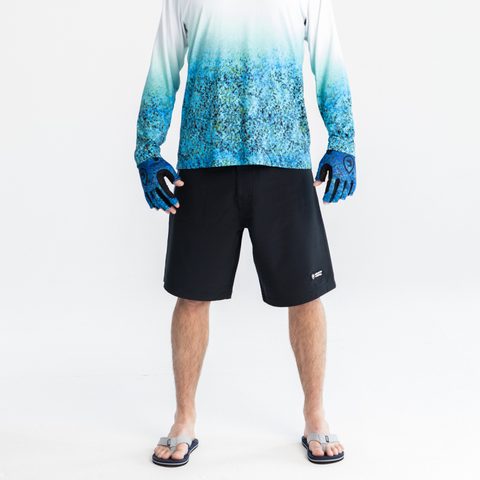 Adventer & fishing Rybářské kraťasy Simply Black Rybářské kraťasy Simply Black