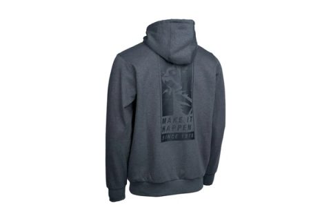 Nash Mikina Make It Happen Since 1978 Hoody Grey Marl