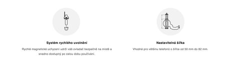 Deeper Držák telefonu a dálkového ovladače pro zavážecí loďky Deeper