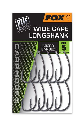 Fox Háčky Carp Hook Super Wide Gape Long Shank 10ks