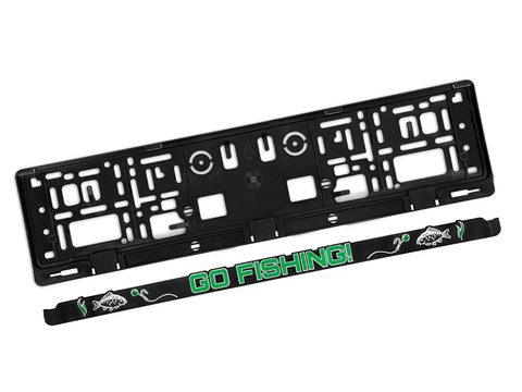 Delphin Držiak ŠPZ 3D GoFishing! 2ks