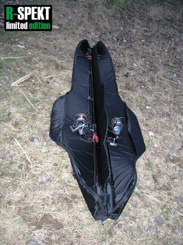 R-Spekt Double 12,6´ polstrované čierne puzdro na 2 prúty