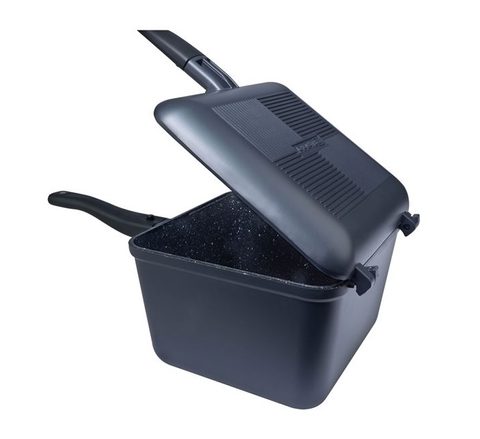RidgeMonkey Pánev Connect Deep Pan and Griddle XL Granite Edition