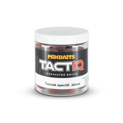 Mikbaits Rozpustné boilie TactiQ Česnek speciál 250ml